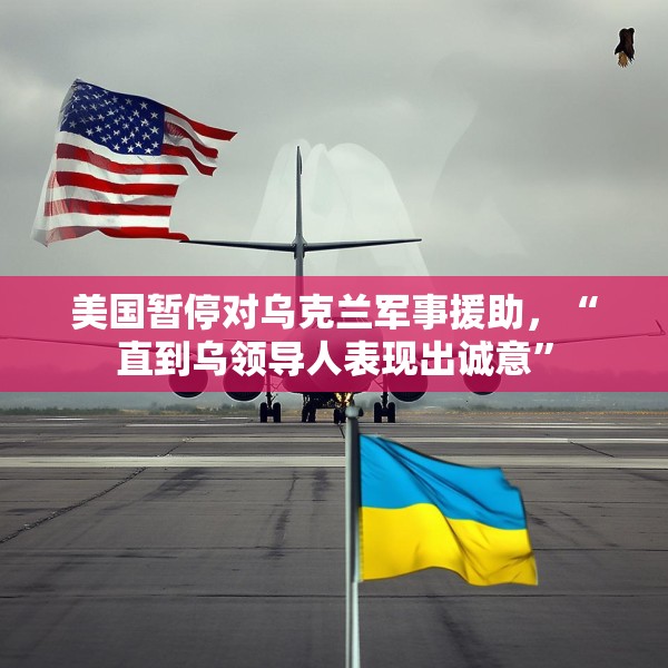 美国暂停对乌克兰军事援助，“直到乌领导人表现出诚意”