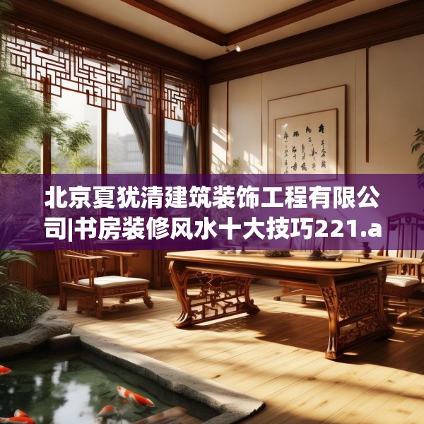 北京夏犹清建筑装饰工程有限公司|书房装修风水十大技巧221.a97b98c101fgy.108fds
