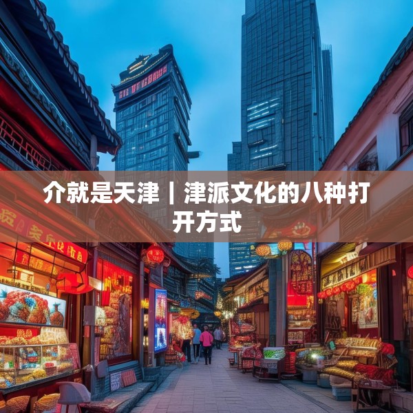 介就是天津｜津派文化的八种打开方式