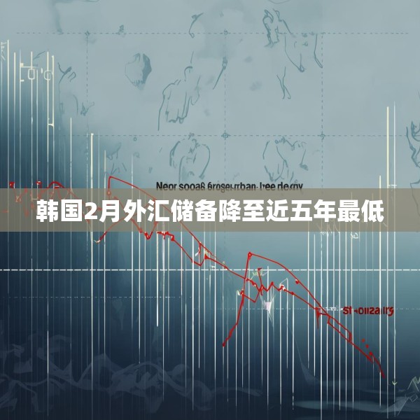 韩国2月外汇储备降至近五年最低