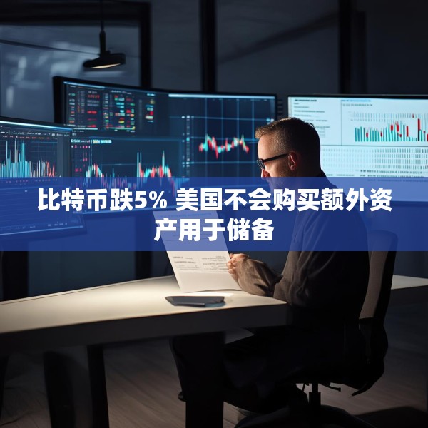 比特币跌5% 美国不会购买额外资产用于储备