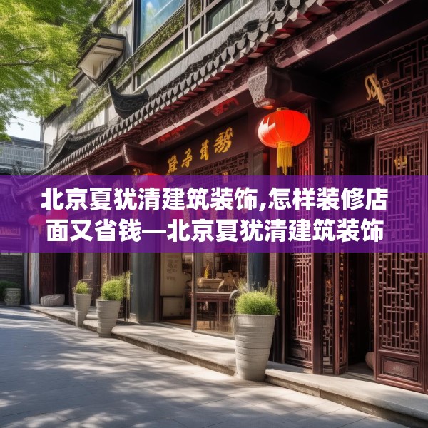 北京夏犹清建筑装饰,怎样装修店面又省钱—北京夏犹清建筑装饰558.a434b435c438fgy.445nbn