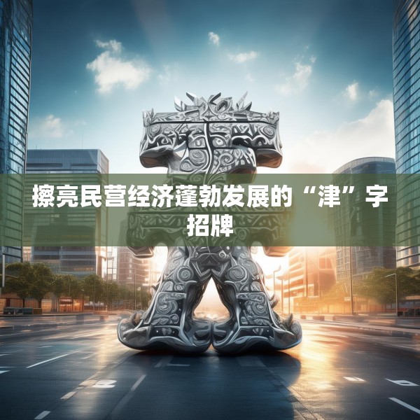 擦亮民营经济蓬勃发展的“津”字招牌