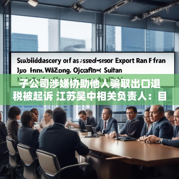 子公司涉嫌协助他人骗取出口退税被起诉 江苏吴中相关负责人：目前无更多信息