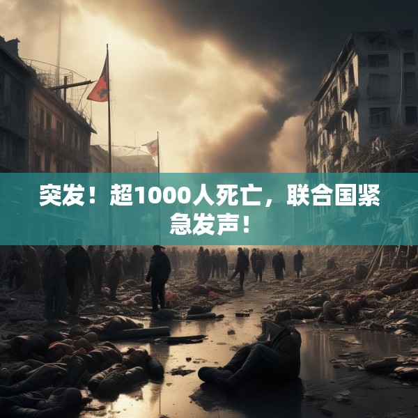突发！超1000人死亡，联合国紧急发声！