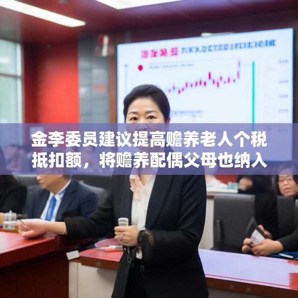 金李委员建议提高赡养老人个税抵扣额，将赡养配偶父母也纳入
