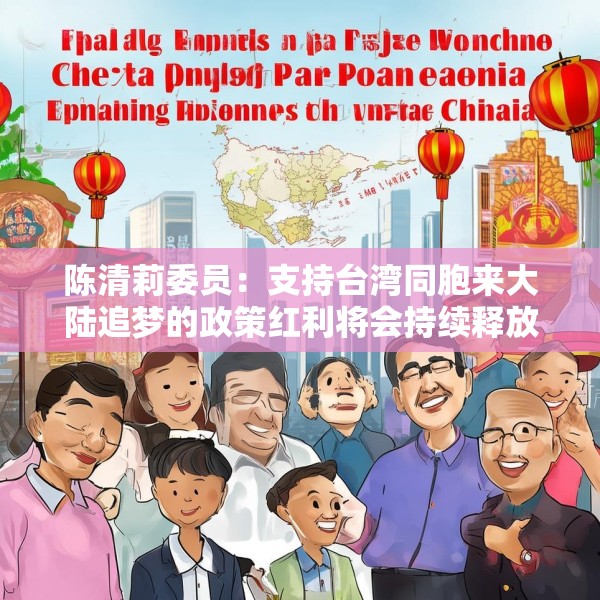 陈清莉委员：支持台湾同胞来大陆追梦的政策红利将会持续释放