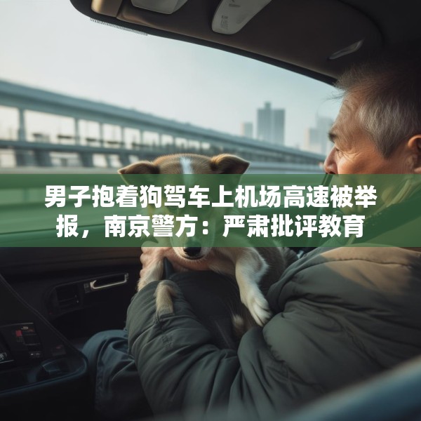 男子抱着狗驾车上机场高速被举报，南京警方：严肃批评教育