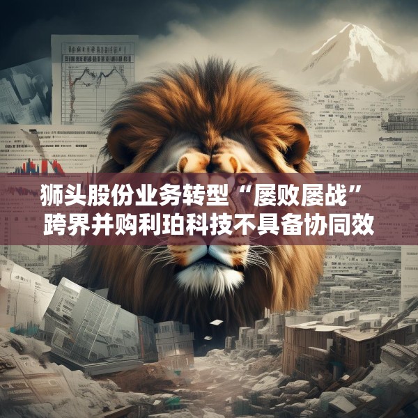 狮头股份业务转型“屡败屡战” 跨界并购利珀科技不具备协同效应