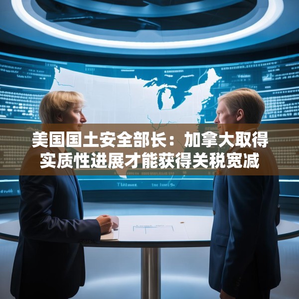 美国国土安全部长：加拿大取得实质性进展才能获得关税宽减