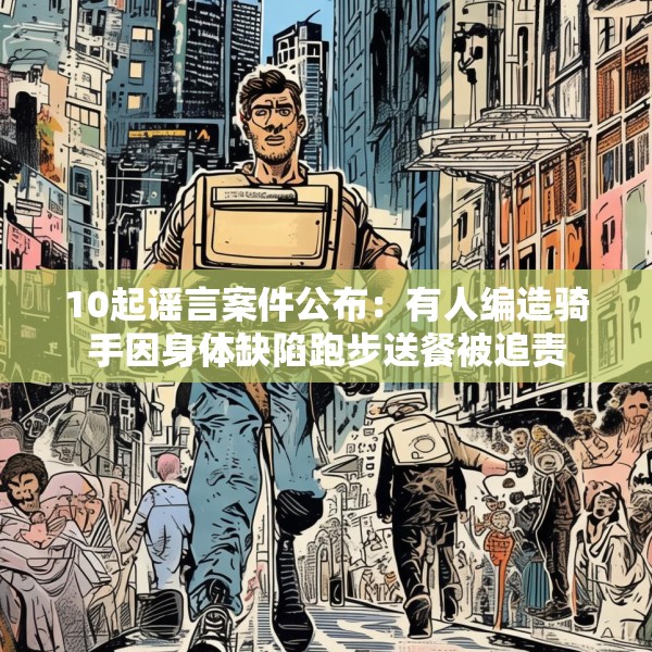 10起谣言案件公布：有人编造骑手因身体缺陷跑步送餐被追责