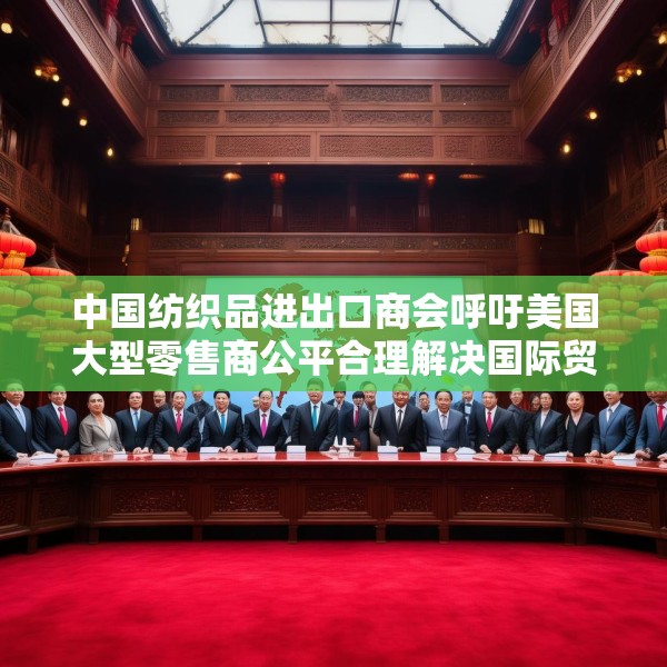 中国纺织品进出口商会呼吁美国大型零售商公平合理解决国际贸易问题