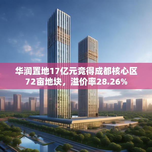 华润置地17亿元竞得成都核心区72亩地块，溢价率28.26%