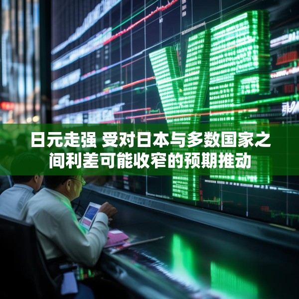 日元走强 受对日本与多数国家之间利差可能收窄的预期推动