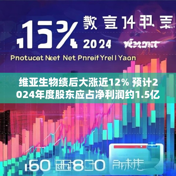维亚生物绩后大涨近12% 预计2024年度股东应占净利润约1.5亿至1.8亿元