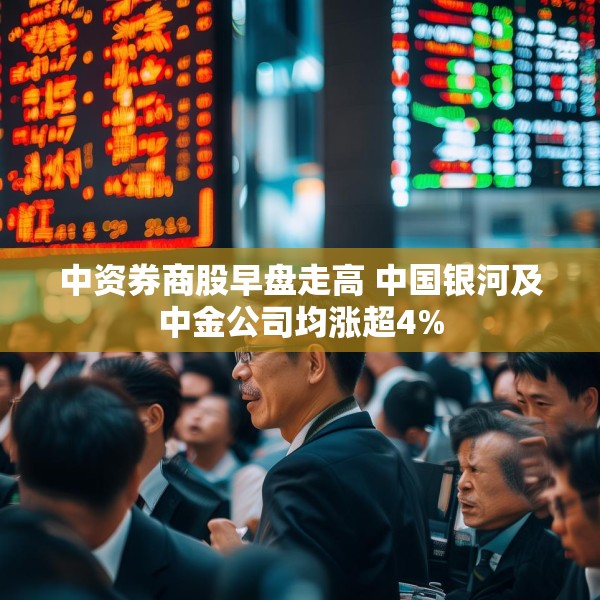 中资券商股早盘走高 中国银河及中金公司均涨超4%