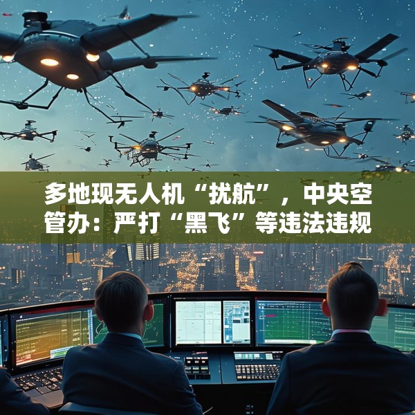 多地现无人机“扰航”，中央空管办：严打“黑飞”等违法违规行为