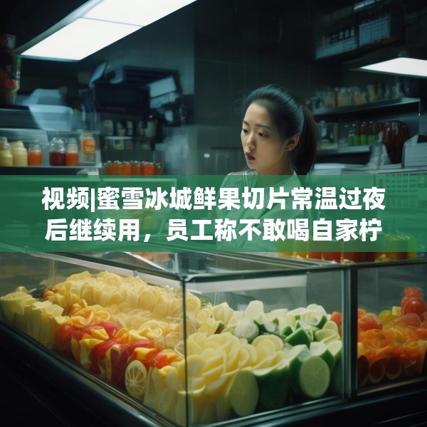 视频|蜜雪冰城鲜果切片常温过夜后继续用，员工称不敢喝自家柠檬水，多方回应
