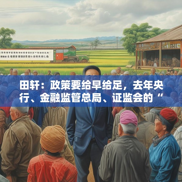 田轩：政策要给早给足，去年央行、金融监管总局、证监会的“突然袭击”非常猛