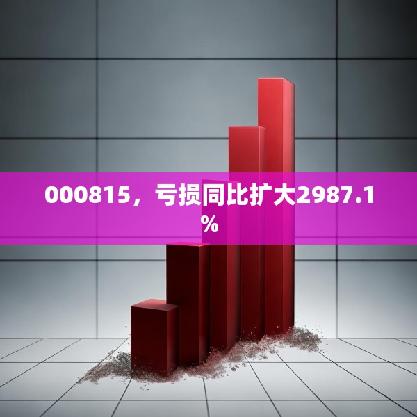 000815，亏损同比扩大2987.1%