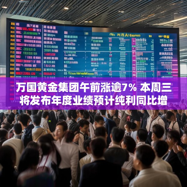万国黄金集团午前涨逾7% 本周三将发布年度业绩预计纯利同比增超60%