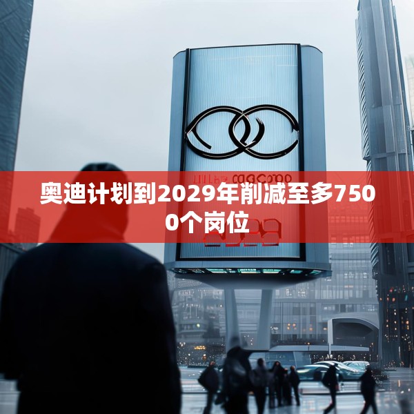 奥迪计划到2029年削减至多7500个岗位