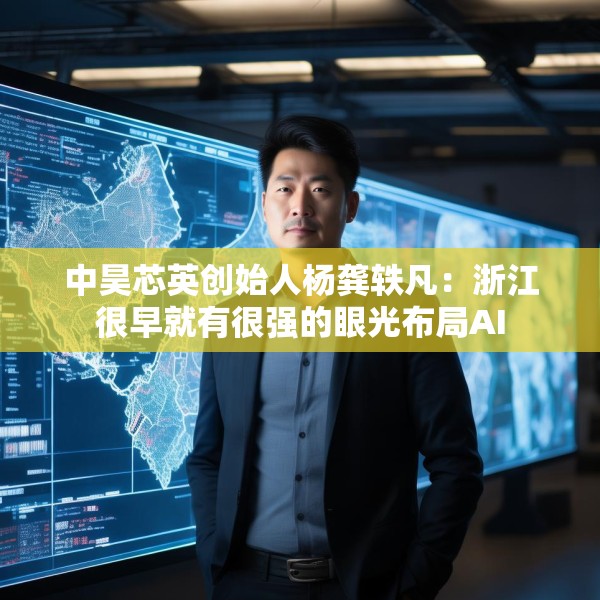 中昊芯英创始人杨龚轶凡：浙江很早就有很强的眼光布局AI