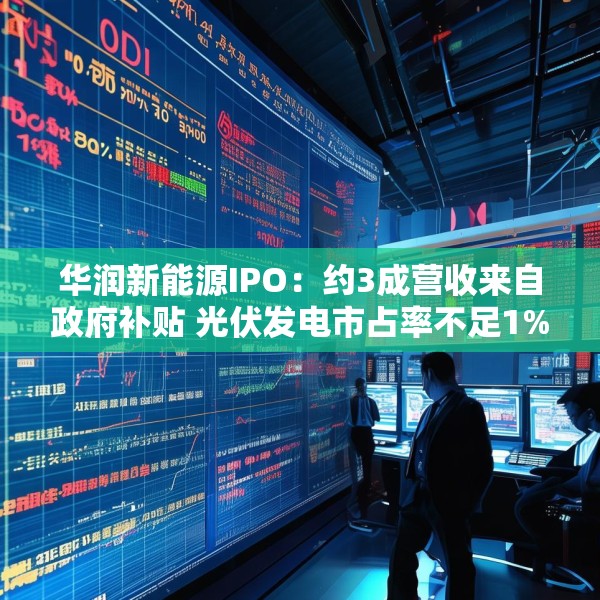 华润新能源IPO：约3成营收来自政府补贴 光伏发电市占率不足1%
