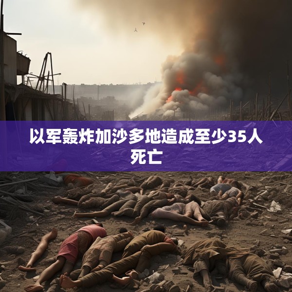 以军轰炸加沙多地造成至少35人死亡
