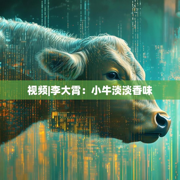 视频|李大霄：小牛淡淡香味