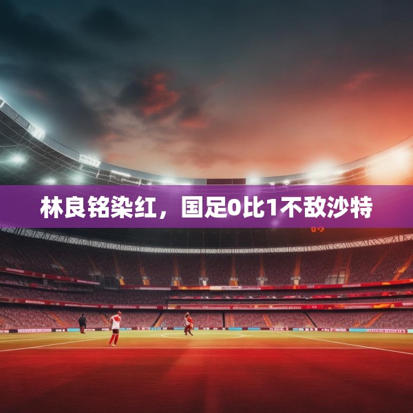 林良铭染红，国足0比1不敌沙特