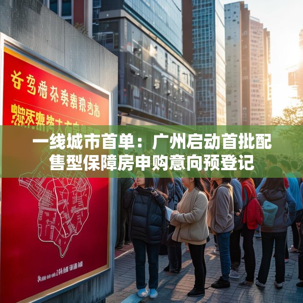 一线城市首单：广州启动首批配售型保障房申购意向预登记