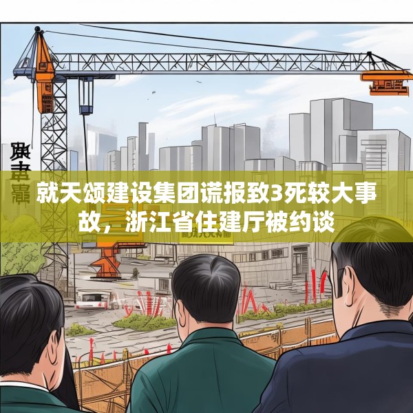 就天颂建设集团谎报致3死较大事故，浙江省住建厅被约谈