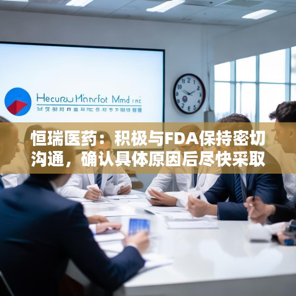 恒瑞医药：积极与FDA保持密切沟通，确认具体原因后尽快采取措施并重新提交申请