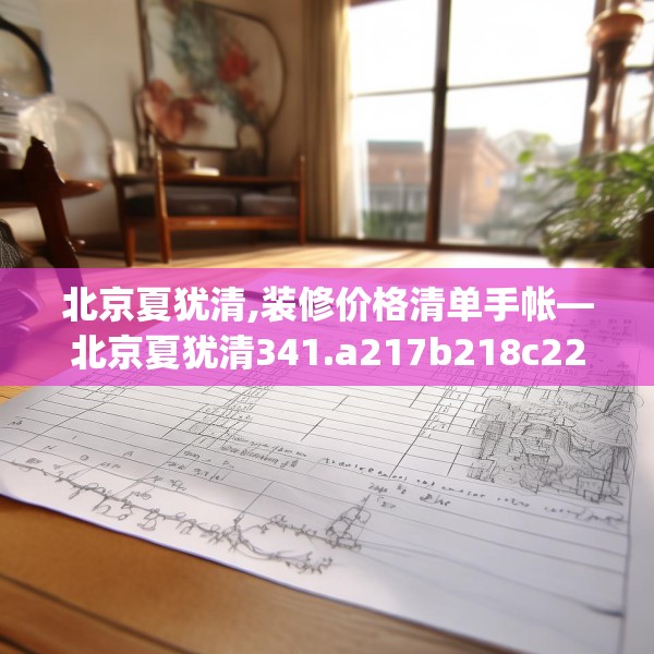 北京夏犹清,装修价格清单手帐—北京夏犹清341.a217b218c221fgy.228bnbn
