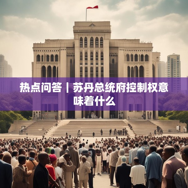 热点问答｜苏丹总统府控制权意味着什么