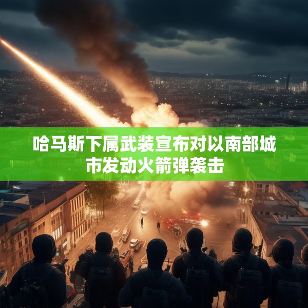 哈马斯下属武装宣布对以南部城市发动火箭弹袭击