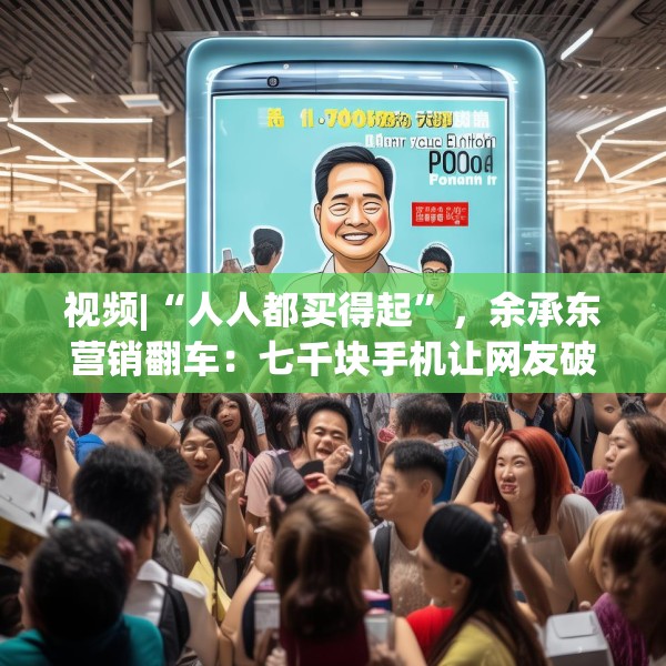 视频|“人人都买得起”，余承东营销翻车：七千块手机让网友破防了！余承东回应：我不太会说话，情商也低