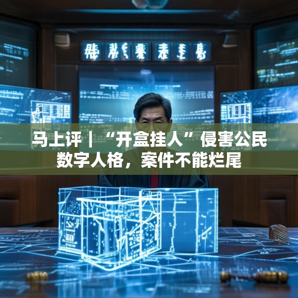 马上评｜“开盒挂人”侵害公民数字人格，案件不能烂尾