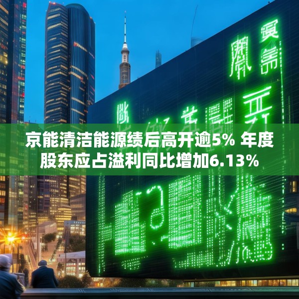 京能清洁能源绩后高开逾5% 年度股东应占溢利同比增加6.13%