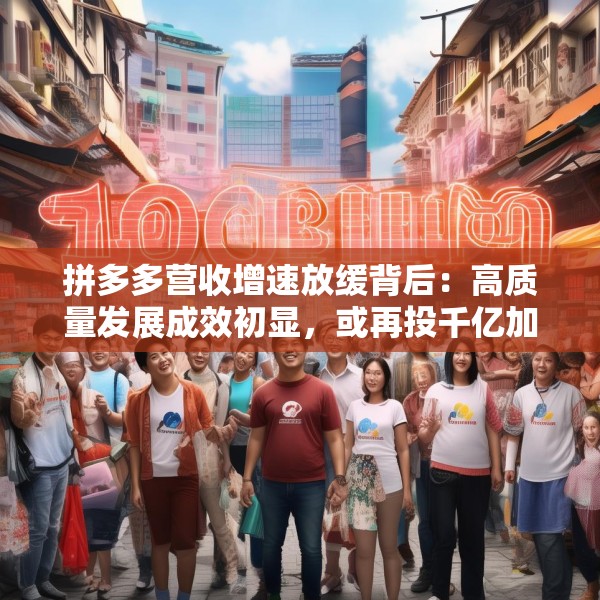 拼多多营收增速放缓背后：高质量发展成效初显，或再投千亿加码商家扶持