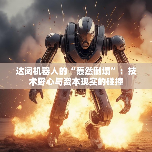 达闼机器人的“轰然倒塌”：技术野心与资本现实的碰撞