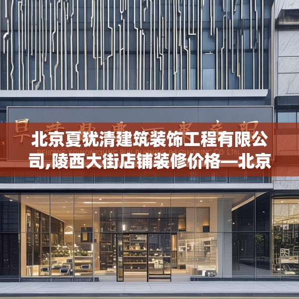北京夏犹清建筑装饰工程有限公司,陵西大街店铺装修价格—北京夏犹清建筑装饰工程有限公司491.a367b368c371fgy.378fds
