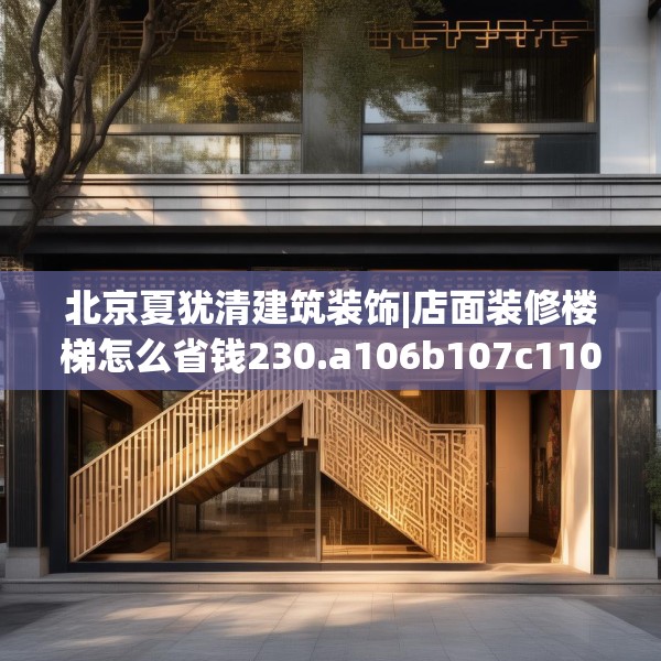 北京夏犹清建筑装饰|店面装修楼梯怎么省钱230.a106b107c110fgy.117xczxv