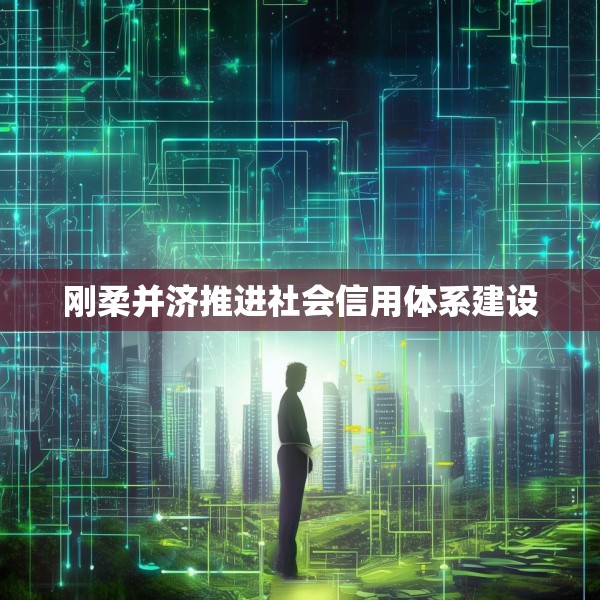 刚柔并济推进社会信用体系建设