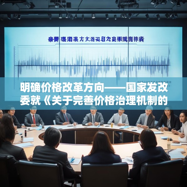 明确价格改革方向——国家发改委就《关于完善价格治理机制的意见》答问