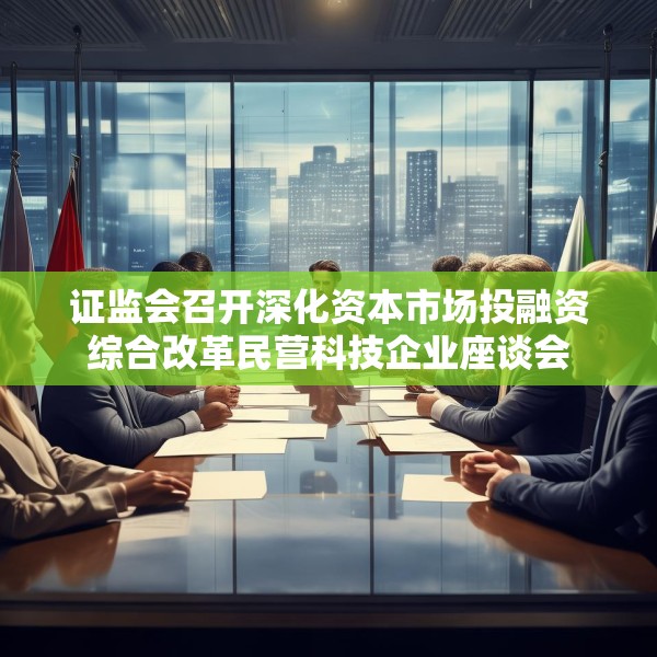 证监会召开深化资本市场投融资综合改革民营科技企业座谈会