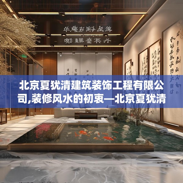 北京夏犹清建筑装饰工程有限公司,装修风水的初衷—北京夏犹清建筑装饰工程有限公司493.a369b370c373fgy.380fdsfds