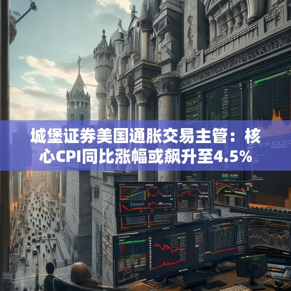 城堡证券美国通胀交易主管：核心CPI同比涨幅或飙升至4.5%
