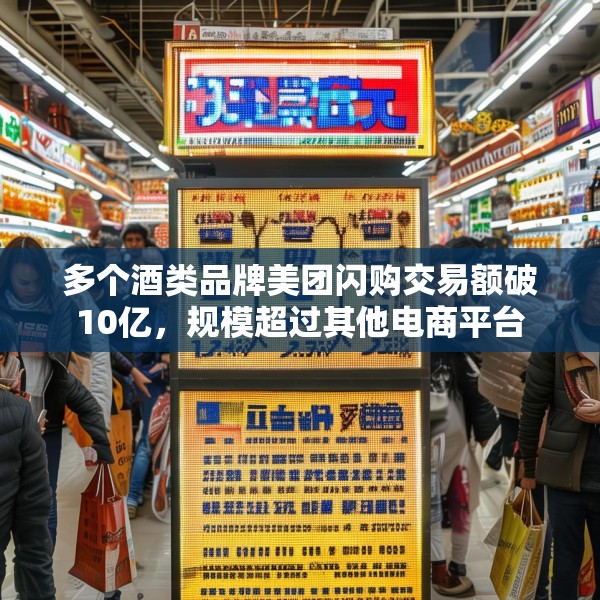 多个酒类品牌美团闪购交易额破10亿，规模超过其他电商平台
